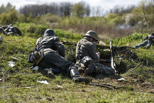 Canvas Print German soldiers