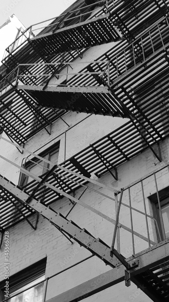 Fototapeta premium Fire escape