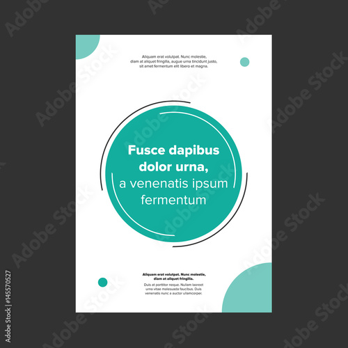 minimalist style cover page or banner