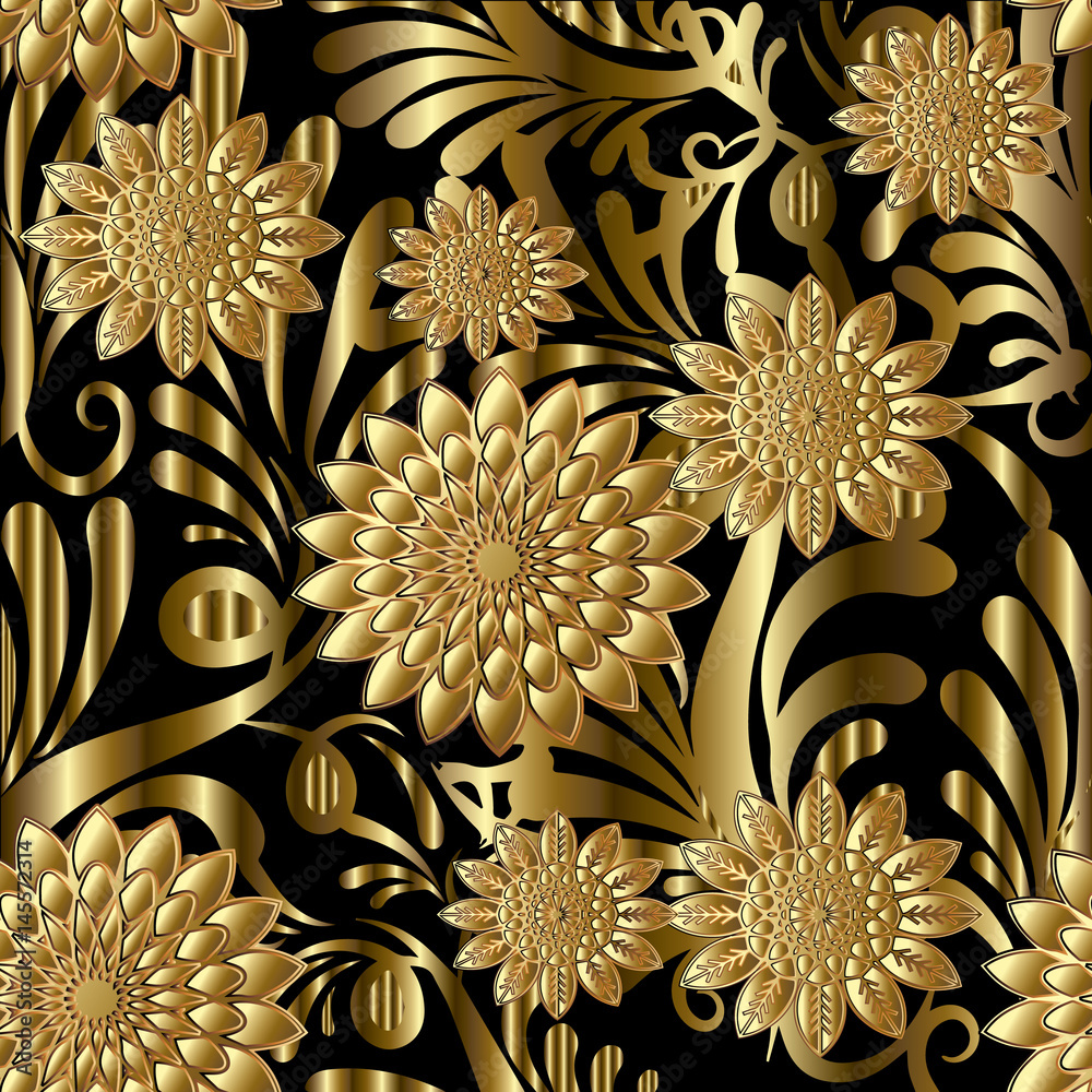 Họa tiết hoa vàng là một lựa chọn tuyệt vời cho những ai yêu thích hoa vàng. Bức hình với họa tiết này sẽ làm cho không gian của bạn thêm phần tươi sáng và đầy sức sống.