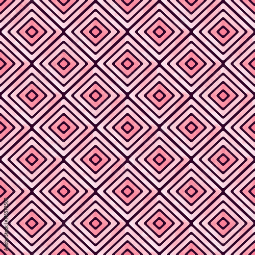 Seamless pink geometric pat...