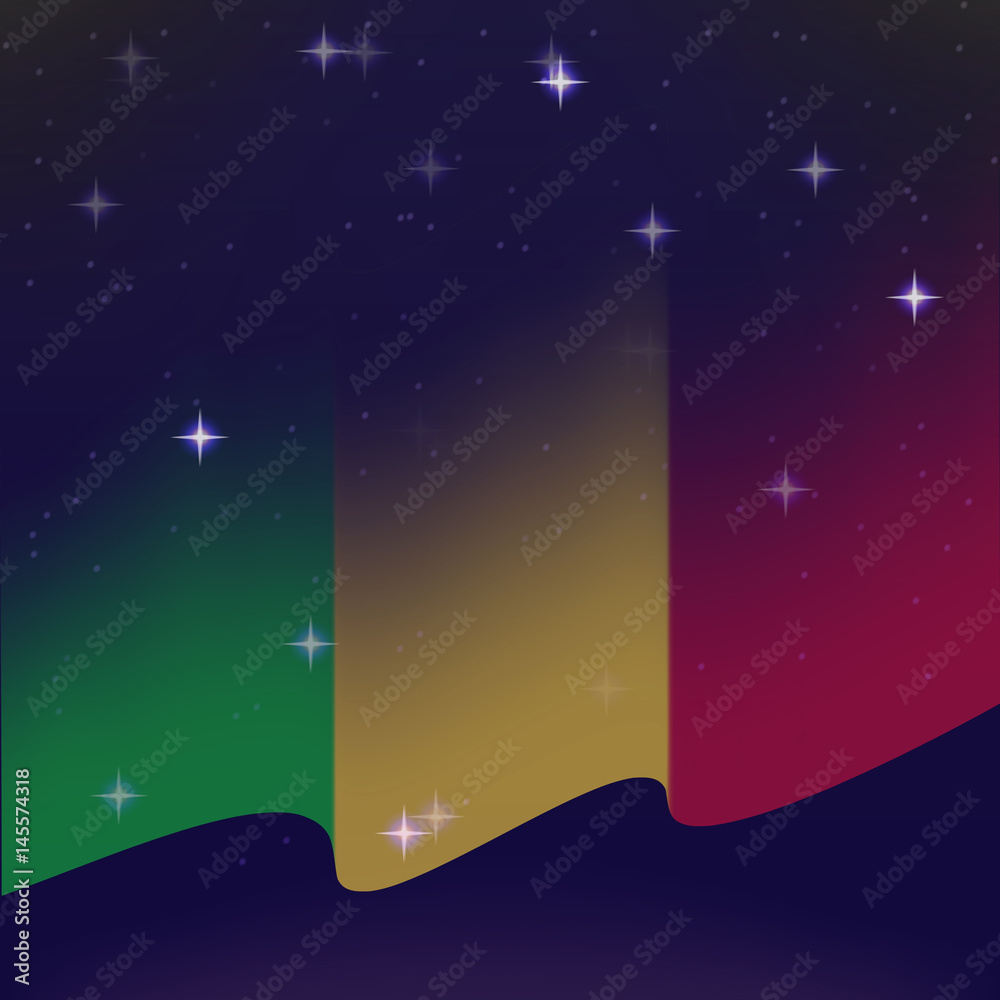 Fototapeta premium Waving flag of Mali