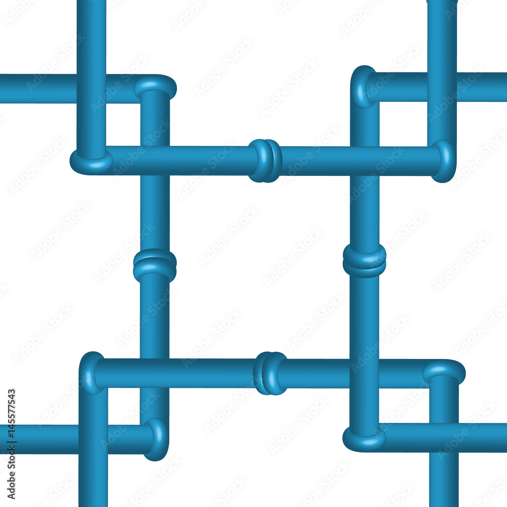 3D conduit isolated on white background, industrial tools. 3D conduit isolated on white background, industrial tools.