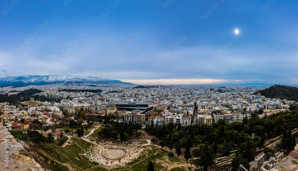 Athens, view from the south side of the Acropolis
