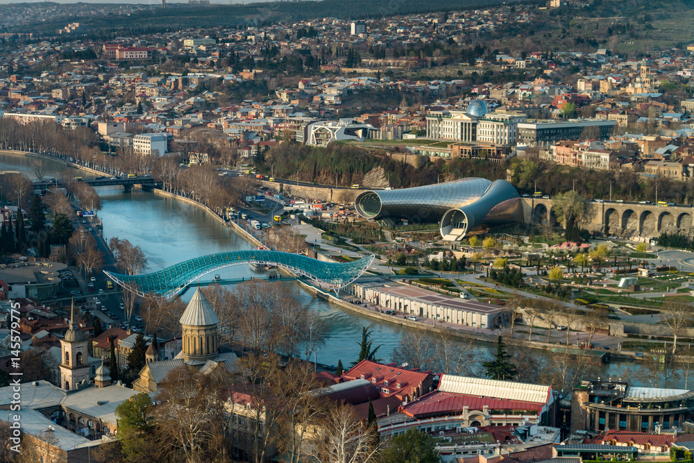 Fototapeta premium TBILISI, GEORGIA The Presidential Administration of Georgia is the executive body of administration of President of Georgia. The construction commenced in 2004.