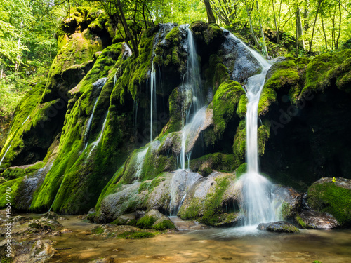 Fototapeta Naklejka Na Ścianę i Meble -  Waterfall in the Carpathian mountains, Europe