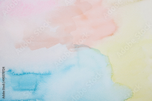 water colour painted background