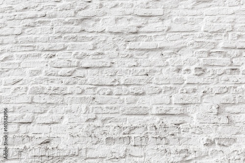 white brick wall grunge texture
