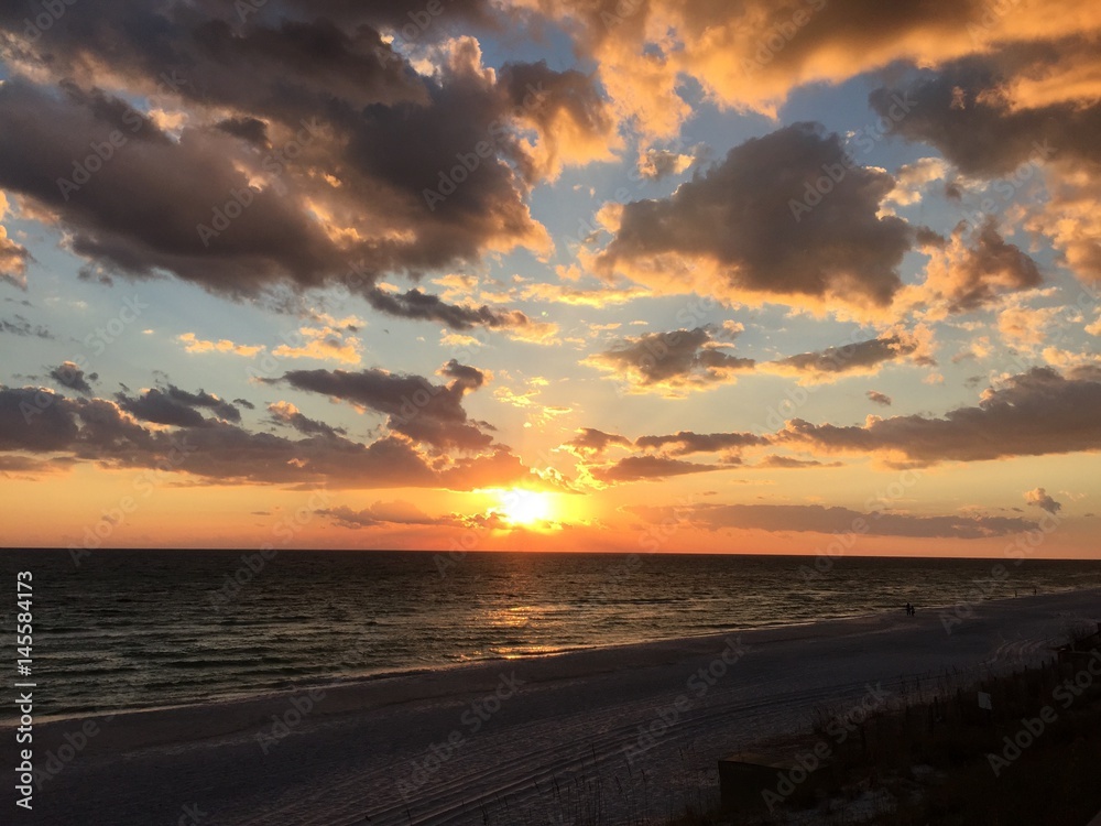 Obraz premium Gulf Coast Sunset