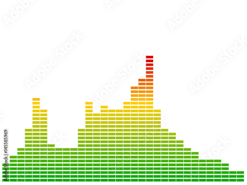 Colorful music equalizer.Is...