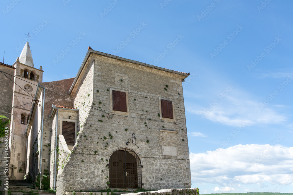 Istrian Medieval village ,Plomin , Croatia 