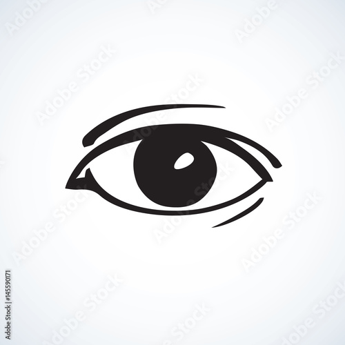 Eye. Vector drawing