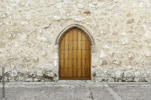 Obraz na płótnie Old medieval door w salonie