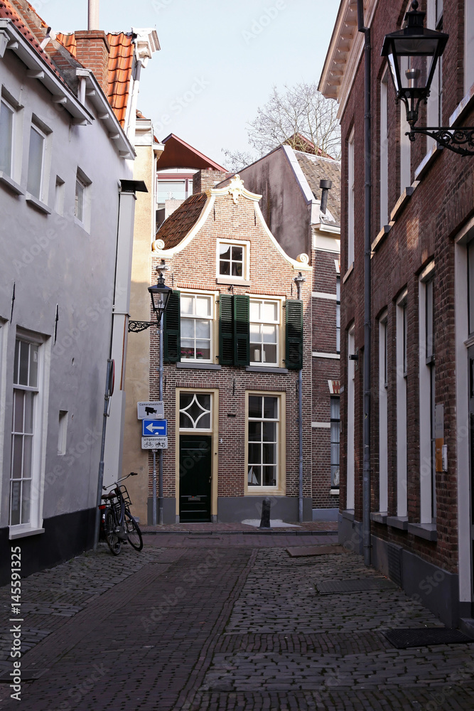 typical street in zwolle