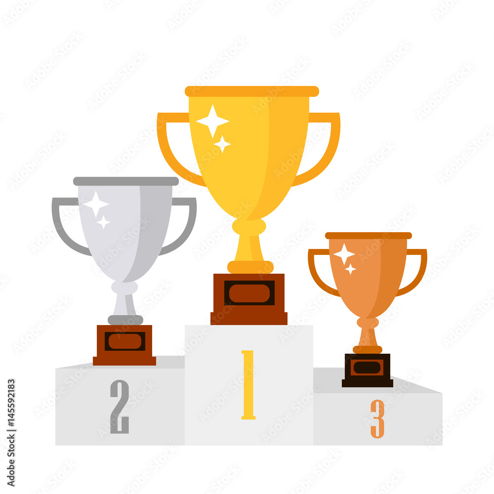 Gold cup. Silver cup. Bronze cup. Gold cup icon. Silver cup icon. Bronze cup icon. Cup set. Vector set. Isolated cup on the white background. Vector illustration Gold cup. Silver cup. Bronze cup. Gold cup icon. Silver cup icon. Bronze cup icon. Cup set. Vector set. Isolated cup on the white background. Vector illustration