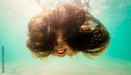 Crazy Girl Snorkeling