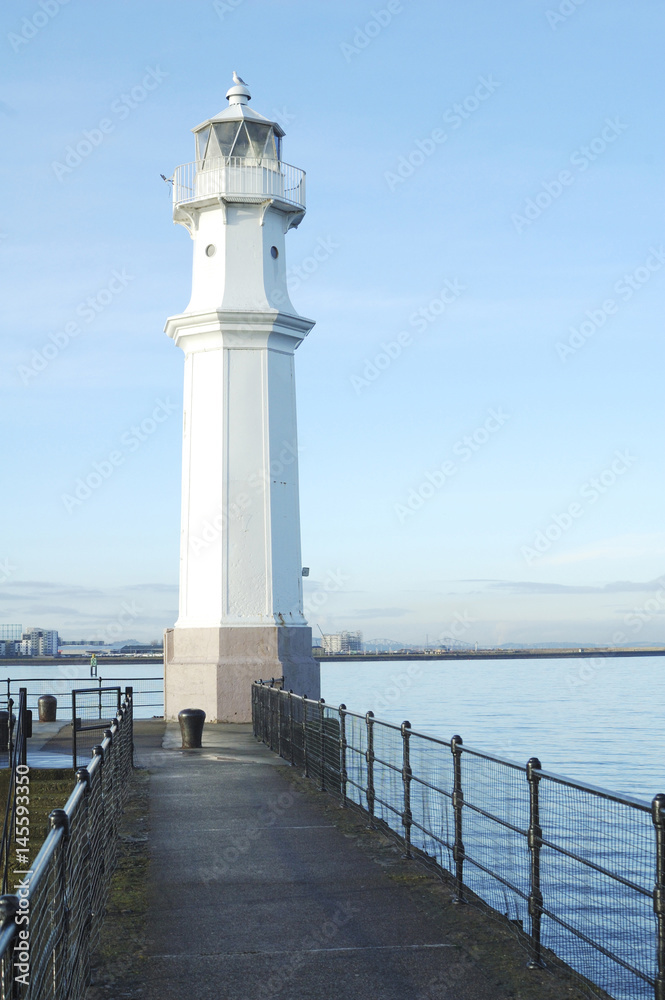 Newhaven Harbour lighthouse Edinburgh