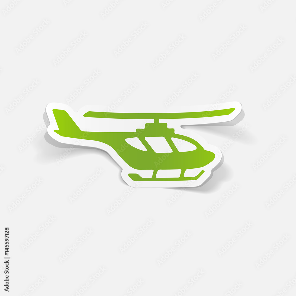 realistic design element: helicopter