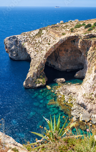 Fotografie Blue Grotto - one of nature landmarks on Malta