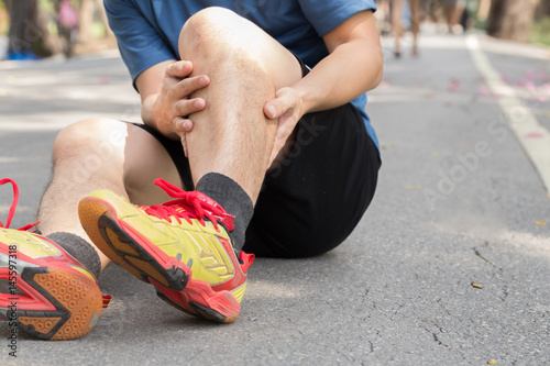 Slika na platnu Shin bone injury from running, Shin splint syndrome