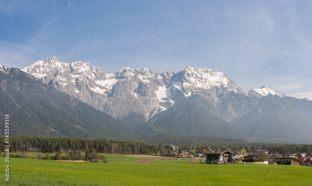 Tirol, Austria. Great view to the alps and countryside