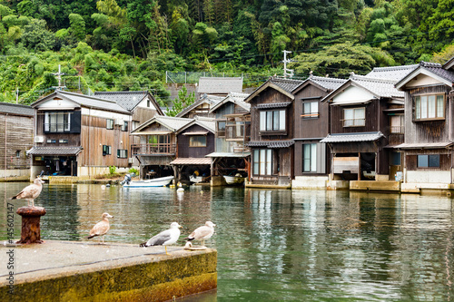 Seaside town in Ine-cho of Kyoto