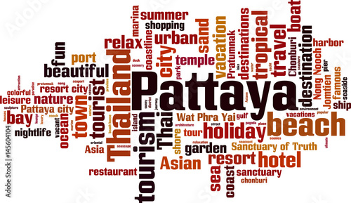 Pattaya word cloud