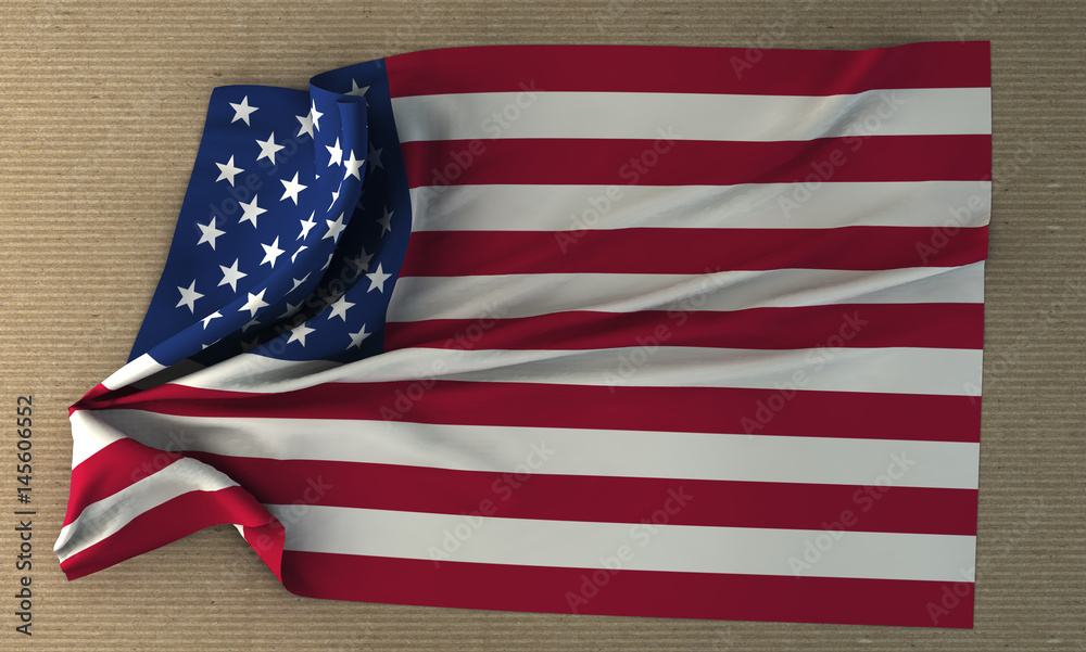 Fototapeta premium 3d illustration of the flag
