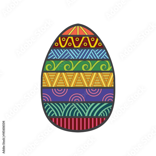 Easter egg colorful