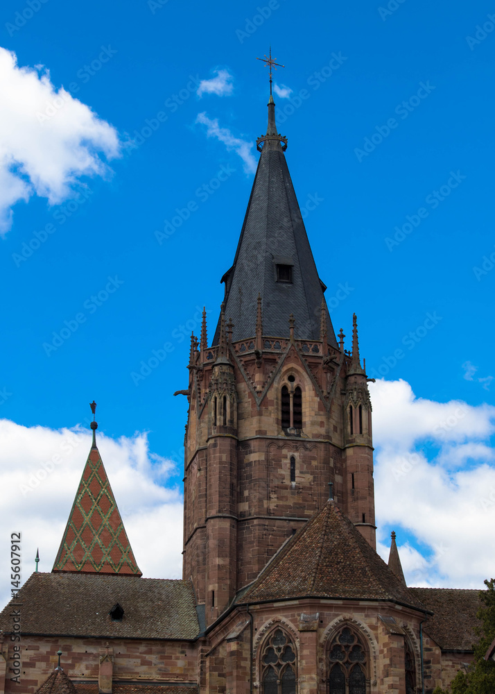 Die Kirche St. Peter und Paul, Wissembourg Elsass Die Kirche St. Peter und Paul, Wissembourg Elsass
