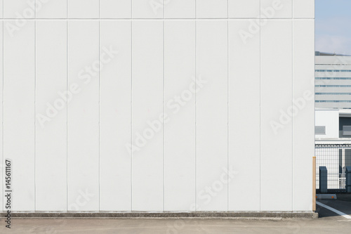 street wall background ,Industrial background, empty grunge urban street with warehouse brick wall