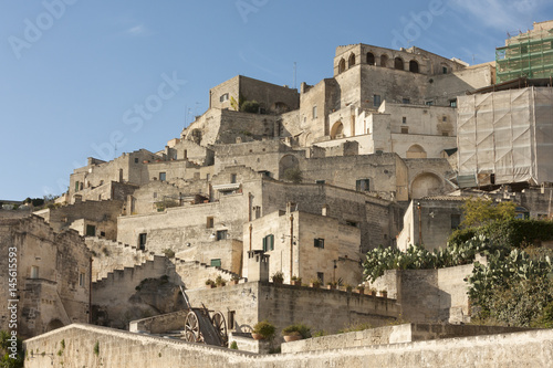 View of the Sassi of Matera