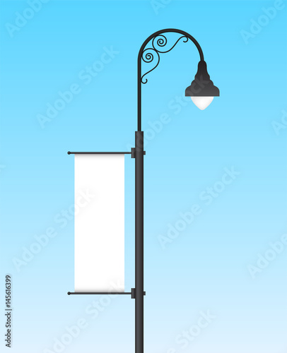 lamp post banner