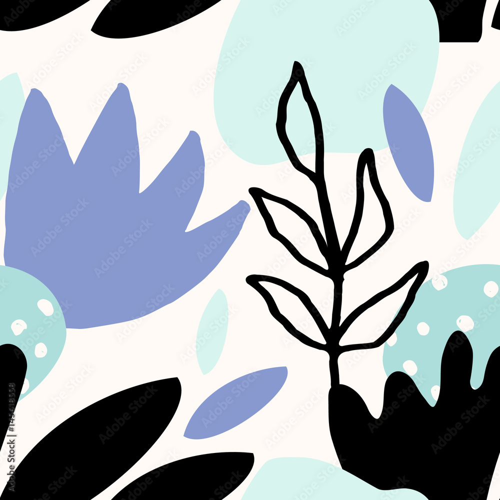 Abstract Leaves Pattern Abstract Leaves Pattern