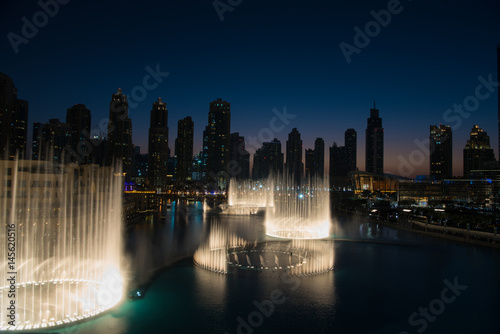 musical fountain in Dubai