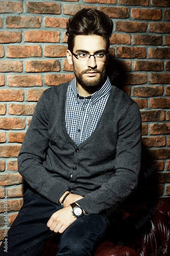 Obraz premium updo male hairstyle