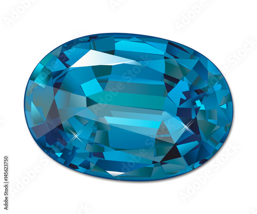Isolated jewel on white background Gemstone, gem, jewel, precious stone, precious gem, precious jewel