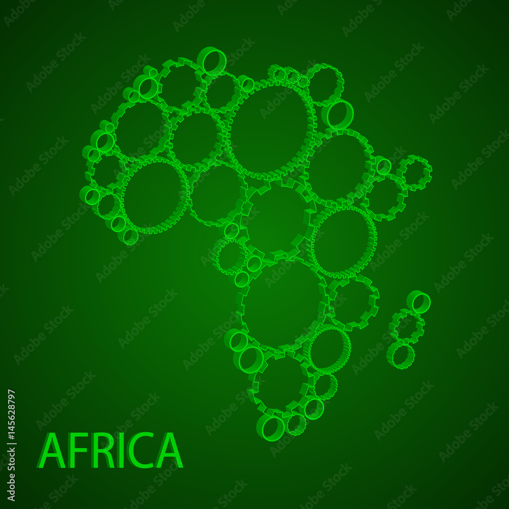 Map of africa. map concept. Abstract background. Vector illustration. Map of africa. map concept. Abstract background. Vector illustration.