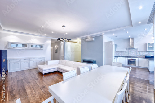 Living room interior in modern house.