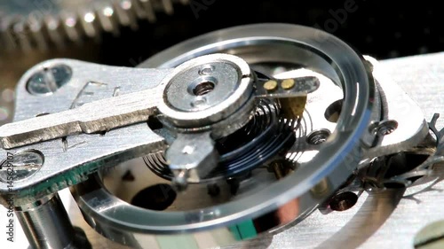 Wallpaper Mural Close up of springs in the clock mechanism Torontodigital.ca