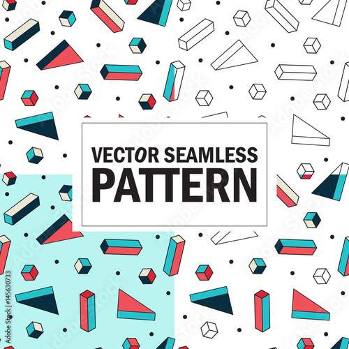 Seamless pattern - retro style