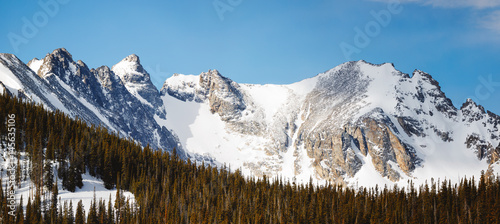 Obraz na płótnie winter mountain range vista