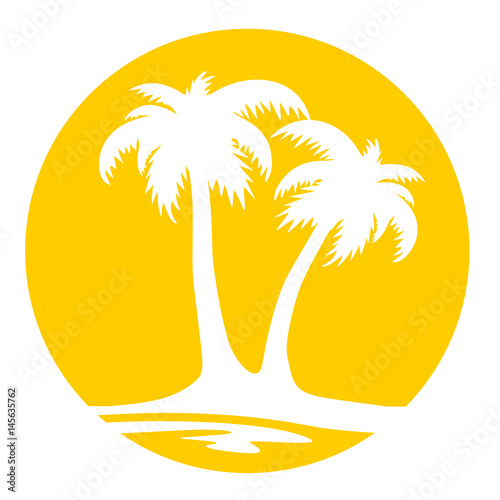 Silhouette Palme