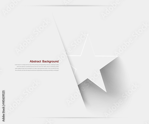 banner background. White star. illustration and design