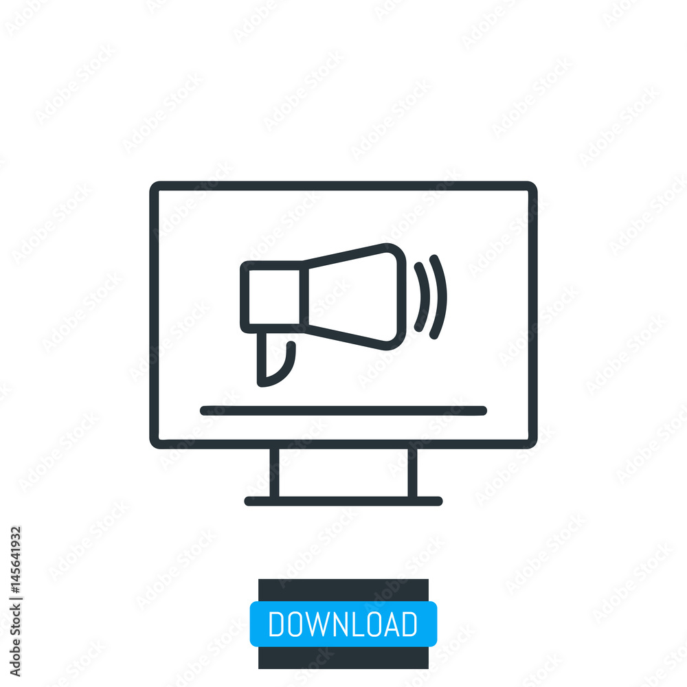 Promote icon, vector Promote icon, vector