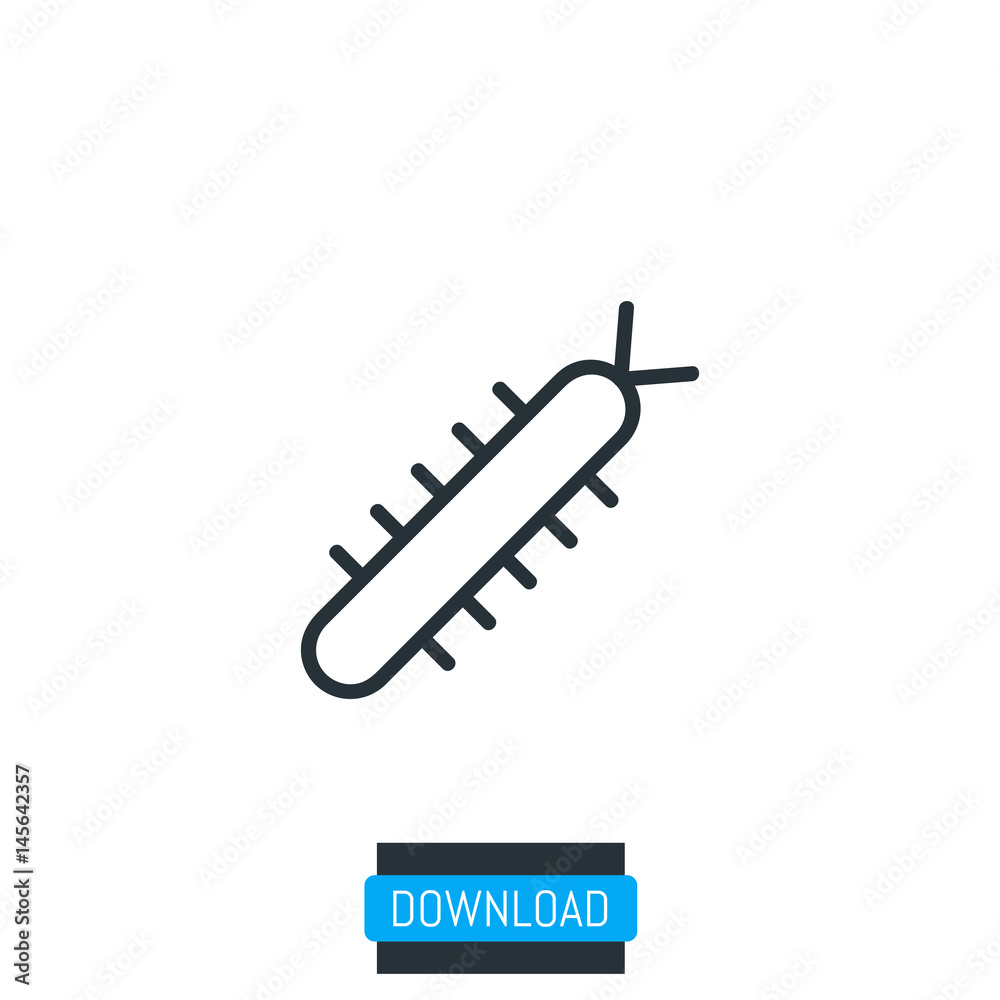 Centipide icon, vector Centipide icon, vector