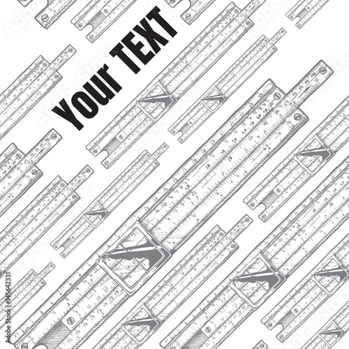 template with slide rules