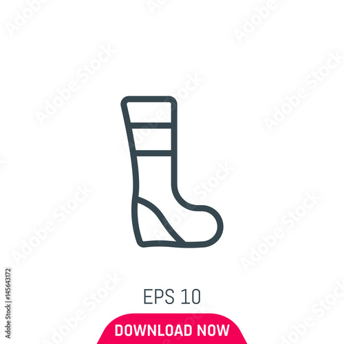 Boot icon, vector © iconcorner