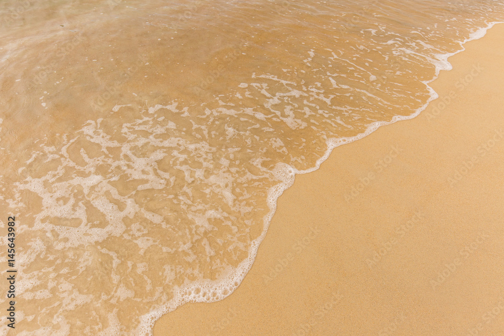 Strand Welle und Sand