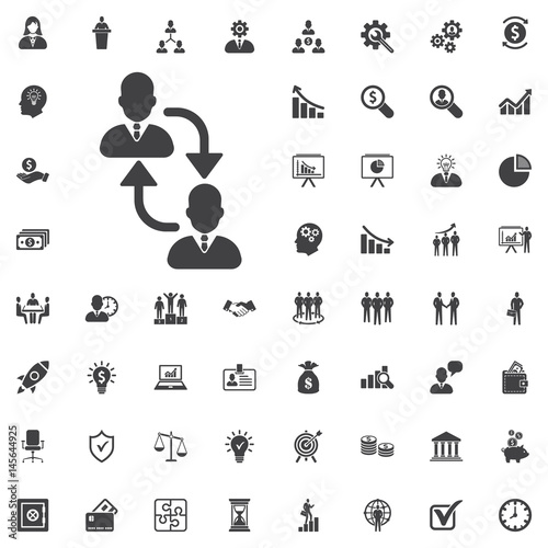 Company structure icon.